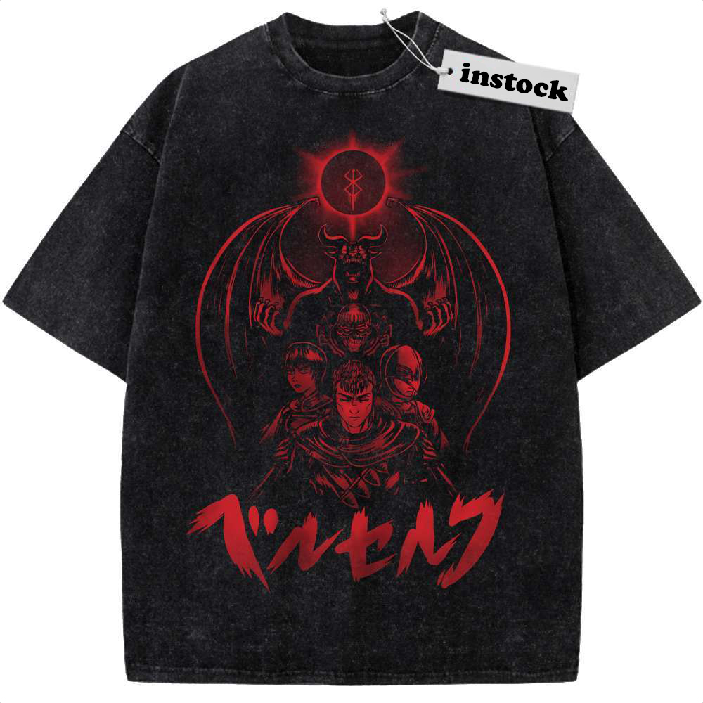 Berserk Shirt, Anime Shirt, Vintage Tee