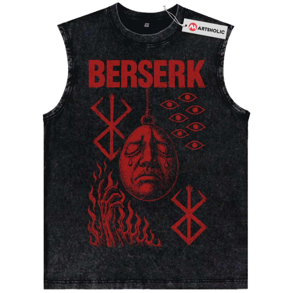 Berserk Tank Top, Anime Tank Top, Vintage Tank Top