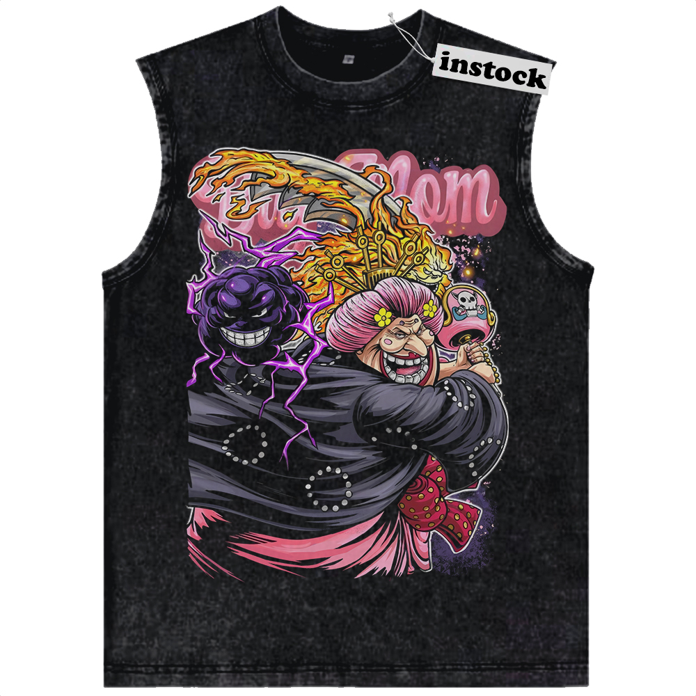 Big Mom Tank Top, Charlotte Linlin Tank Top, One Piece Tank Top, Anime Tank Top, Vintage Tank Top