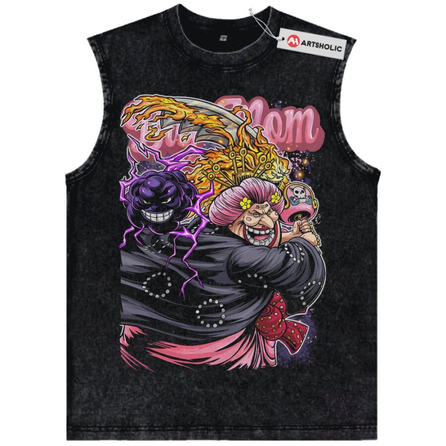Alternative view of Big Mom Tank Top, Charlotte Linlin Tank Top, One Piece Tank Top, Anime Tank Top, Vintage Tank Top
