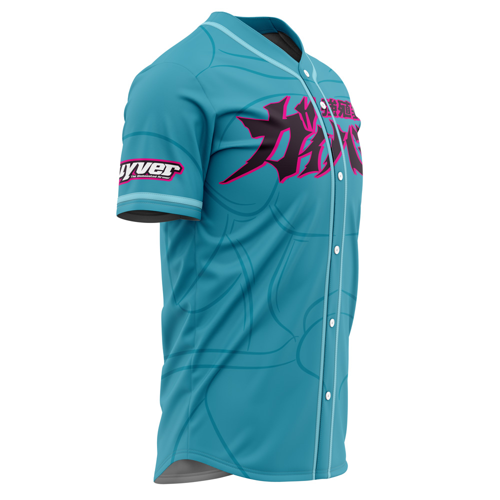Alternative view of Bio Booster Armor Guyver Custom Baseball Jersey - Otaku Hall