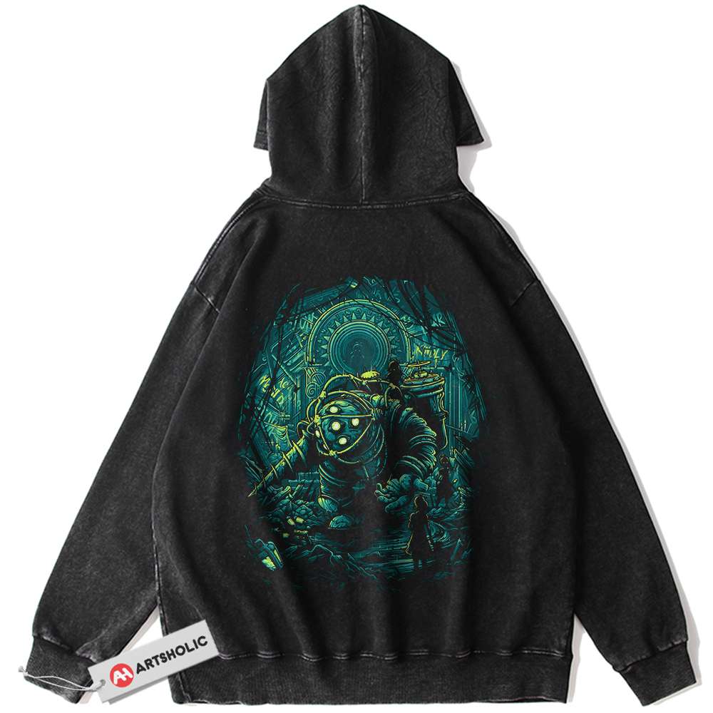 Bioshock Hoodie, Game Hoodie, Vintage Hoodie