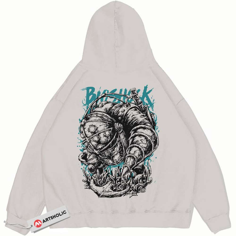 Bioshock Hoodie, Game Hoodie, Vintage Hoodie