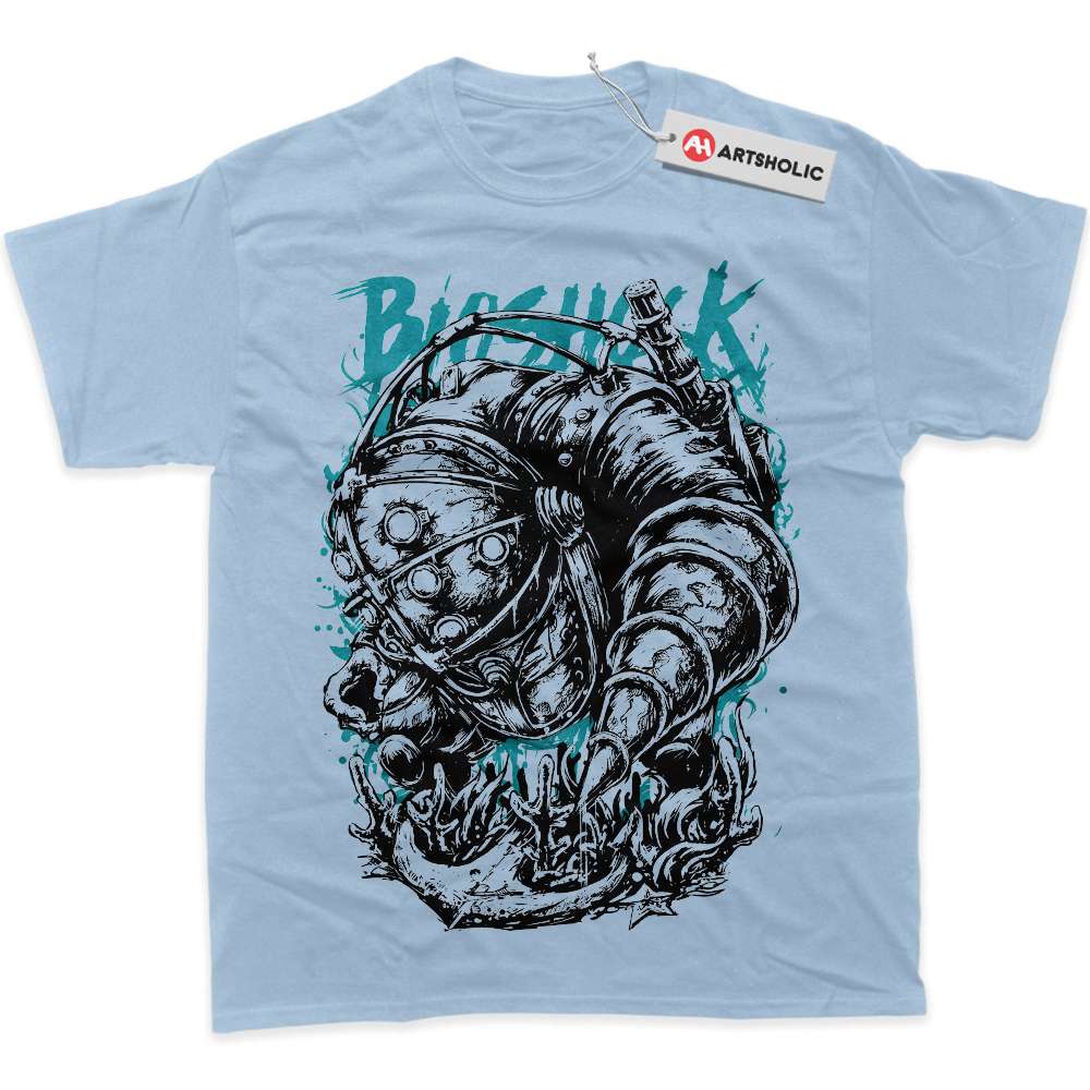 Alternative view of Bioshock Shirt, Game Shirt, Graphic T-Shirt