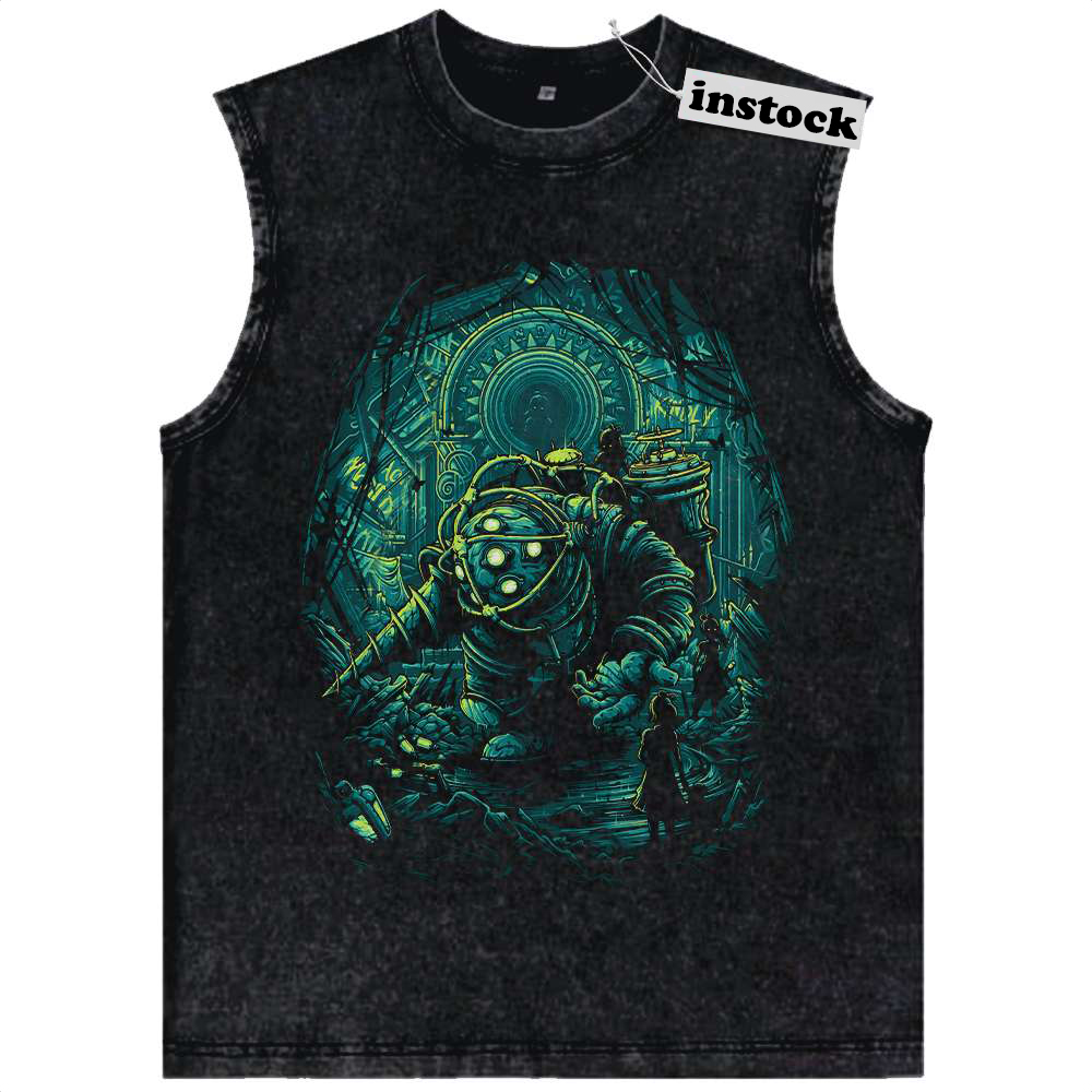 Bioshock Tank Top, Game Tank Top, Vintage Tank Top