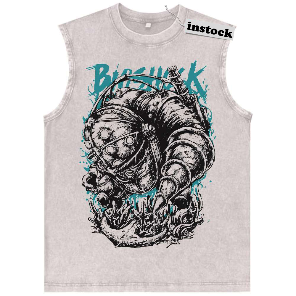 Bioshock Tank Top, Game Tank Top, Vintage Tank Top