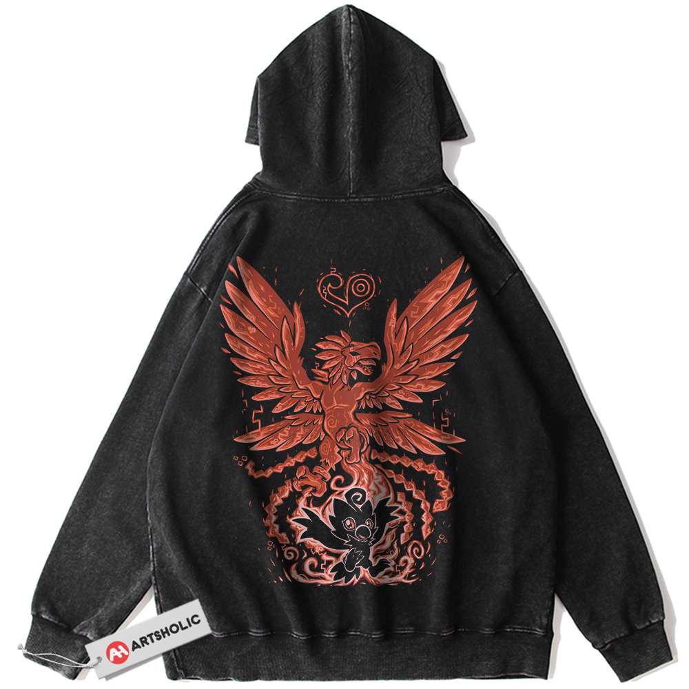 Biyomon Hoodie, Digimon Adventure Hoodie, Anime Hoodie, Vintage Hoodie
