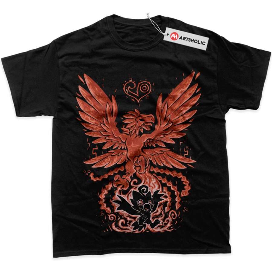 Alternative view of Biyomon Shirt, Digimon Adventure Shirt, Anime Shirt, Graphic Tee
