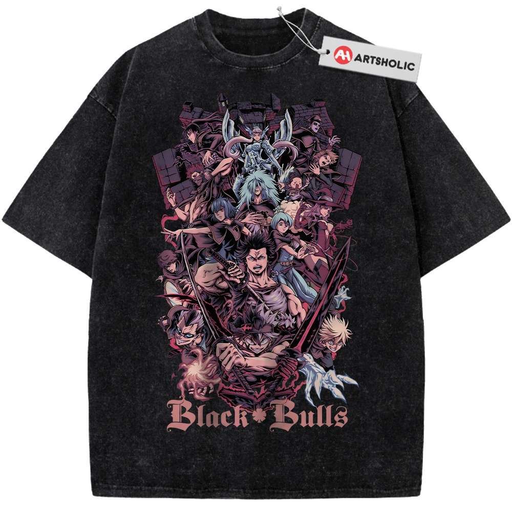 Black Bull - Black Clover Shirt, Anime Shirt, Vintage T-Shirt