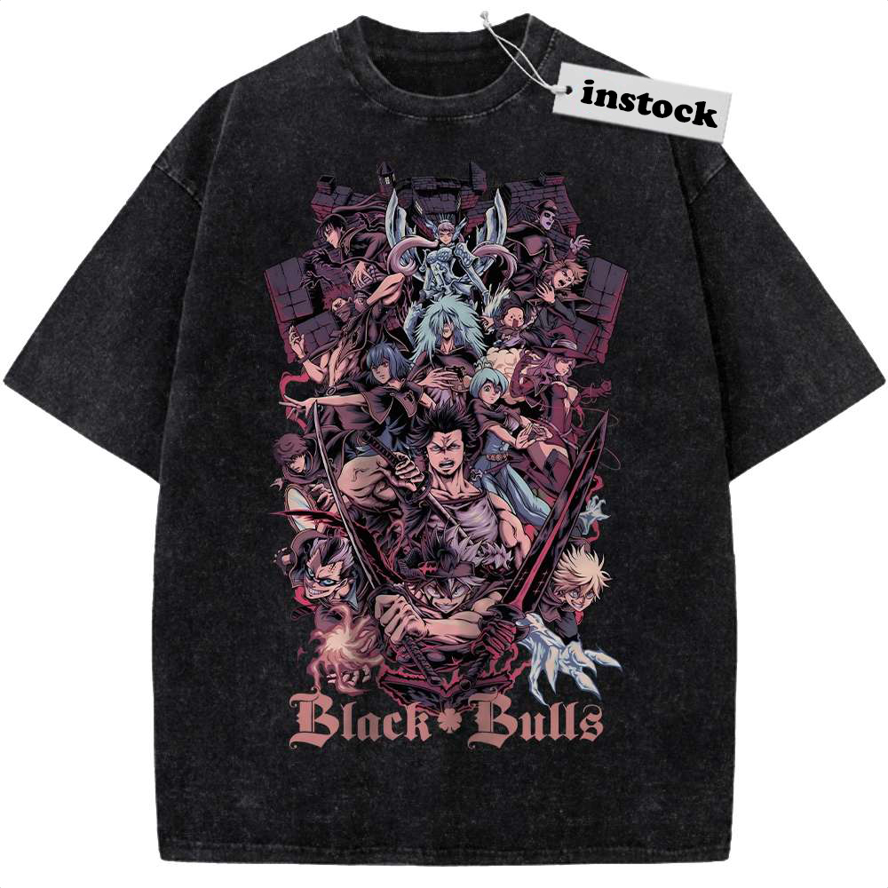 Black Bull - Black Clover Shirt, Anime Shirt, Vintage T-Shirt