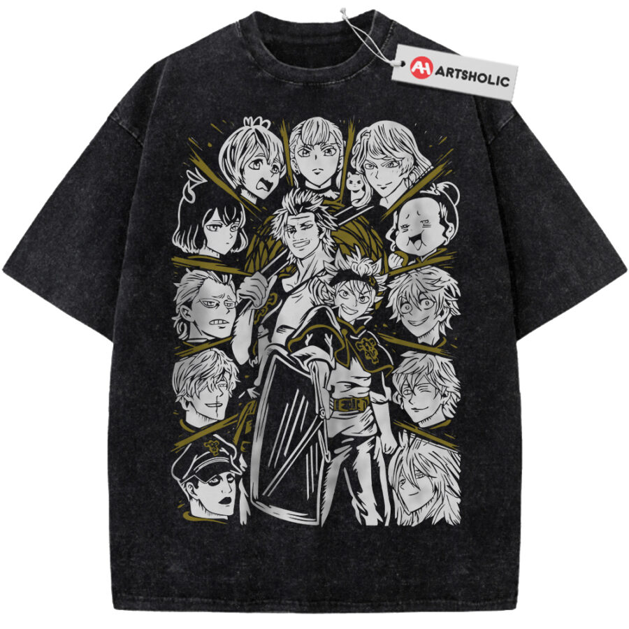 Alternative view of Black Clover Shirt, Anime Shirt, Vintage T-Shirt