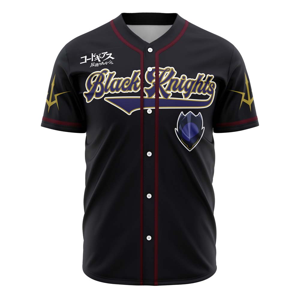 Black Knights Zero Code Geass Custom Baseball Jersey - Otaku Hall