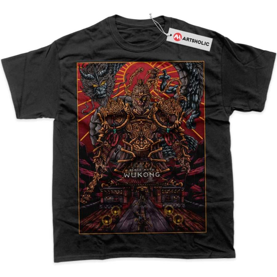 Alternative view of Black Myth: Wukong Shirt, Game Shirt, Graphic Tee