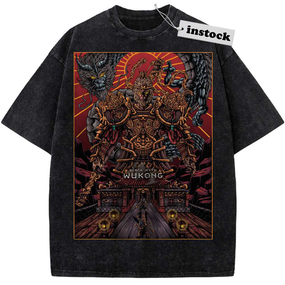 Black Myth: Wukong Shirt, Game Shirt, Vintage T-Shirt