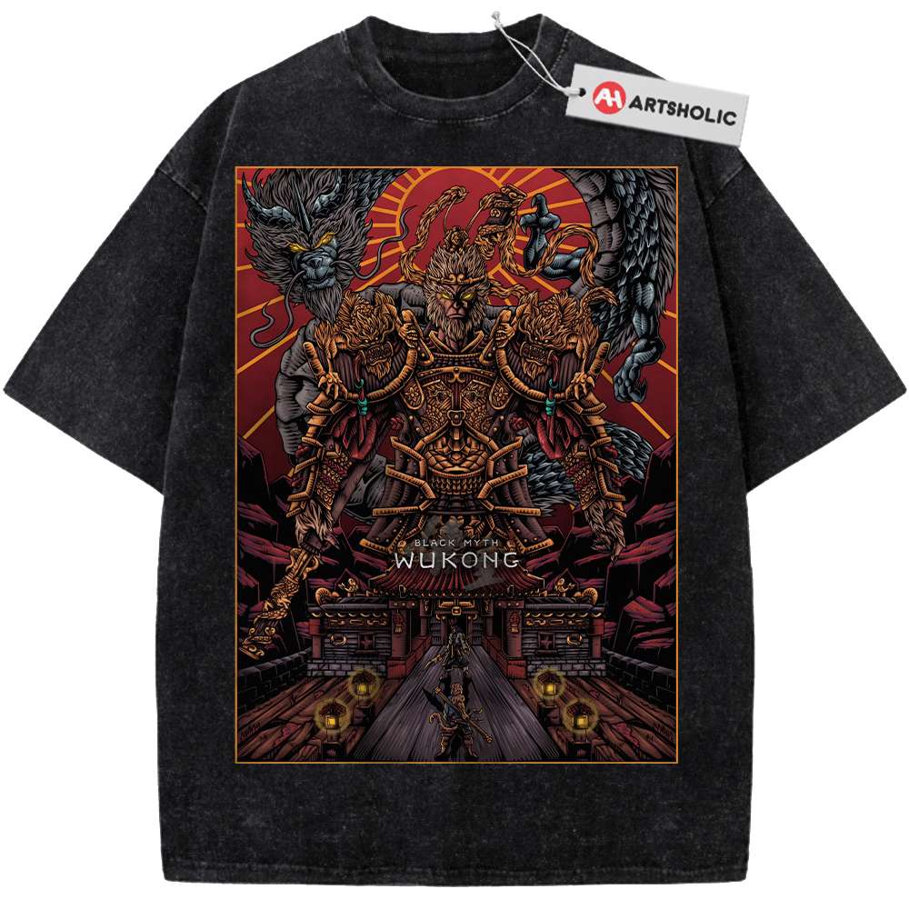Black Myth: Wukong Shirt, Game Shirt, Vintage T-Shirt