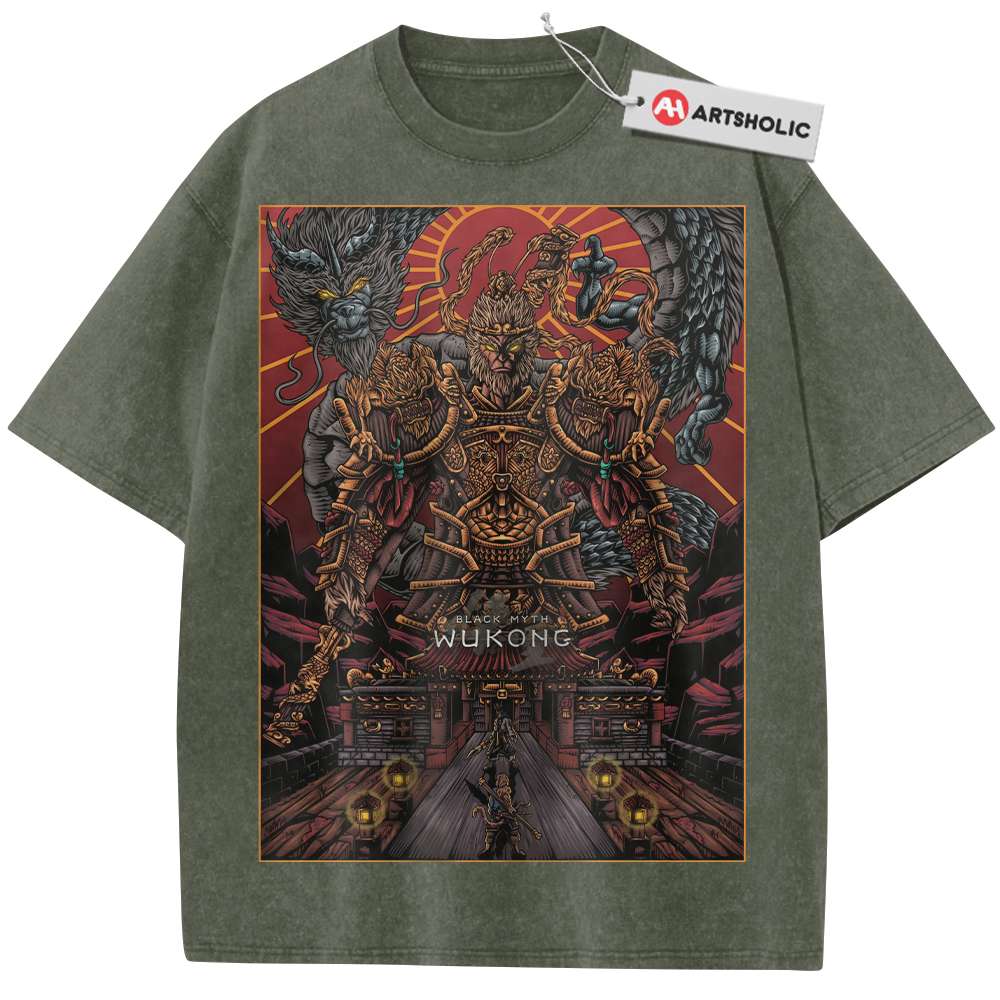 Alternative view of Black Myth: Wukong Shirt, Game Shirt, Vintage T-Shirt