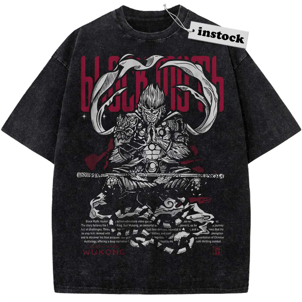 Black Myth: Wukong Shirt, Game Shirt, Vintage Tee
