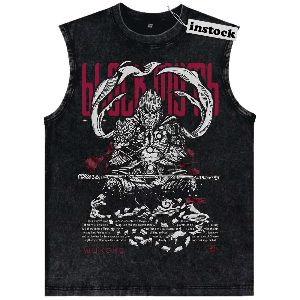 Black Myth: Wukong Tank Top, Game Tank Top, Vintage Tank Top