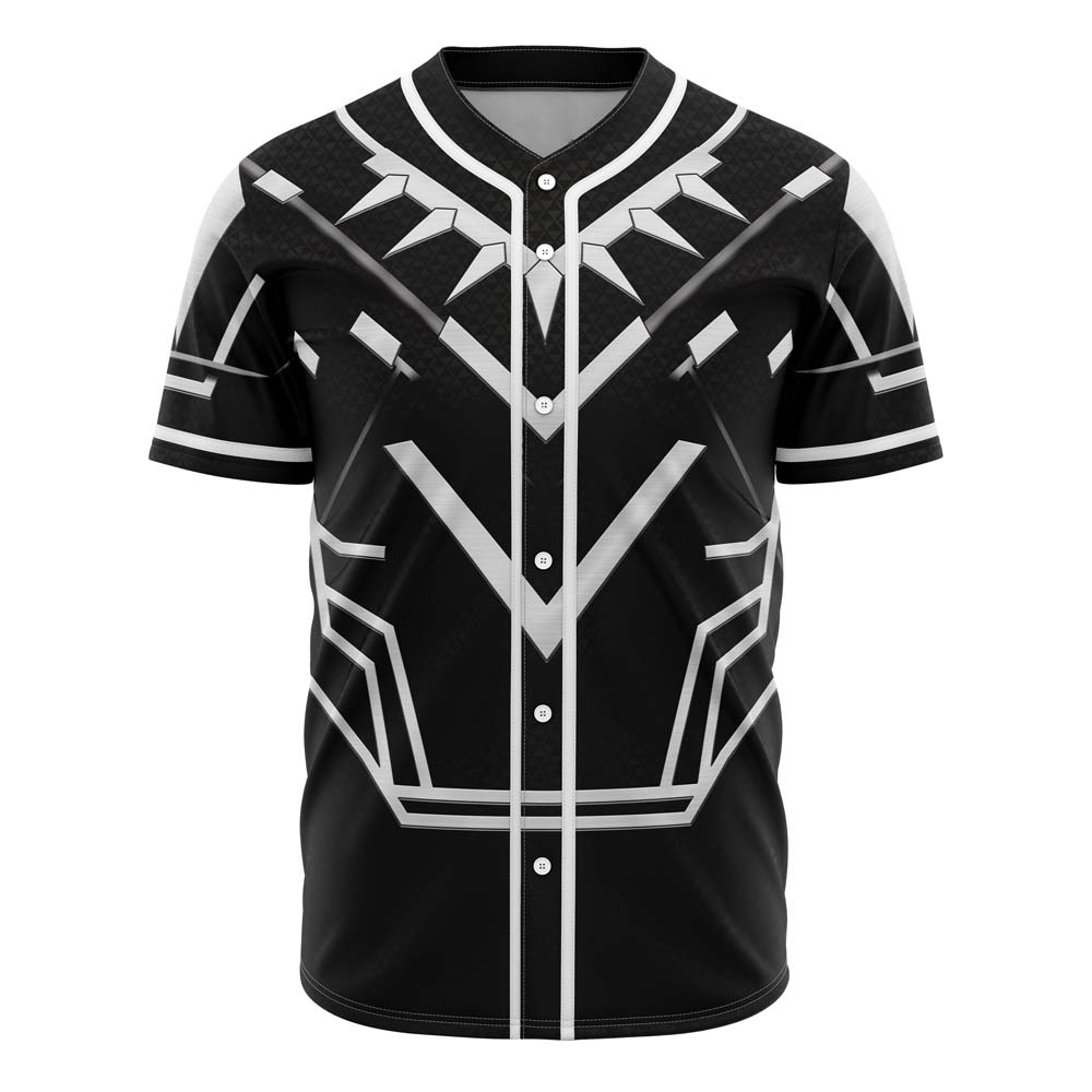 Black Panther Cosplay Marvel Custom Baseball Jersey - Otaku Hall