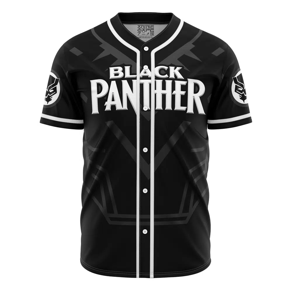 Black Panther Marvel Baseball Jersey