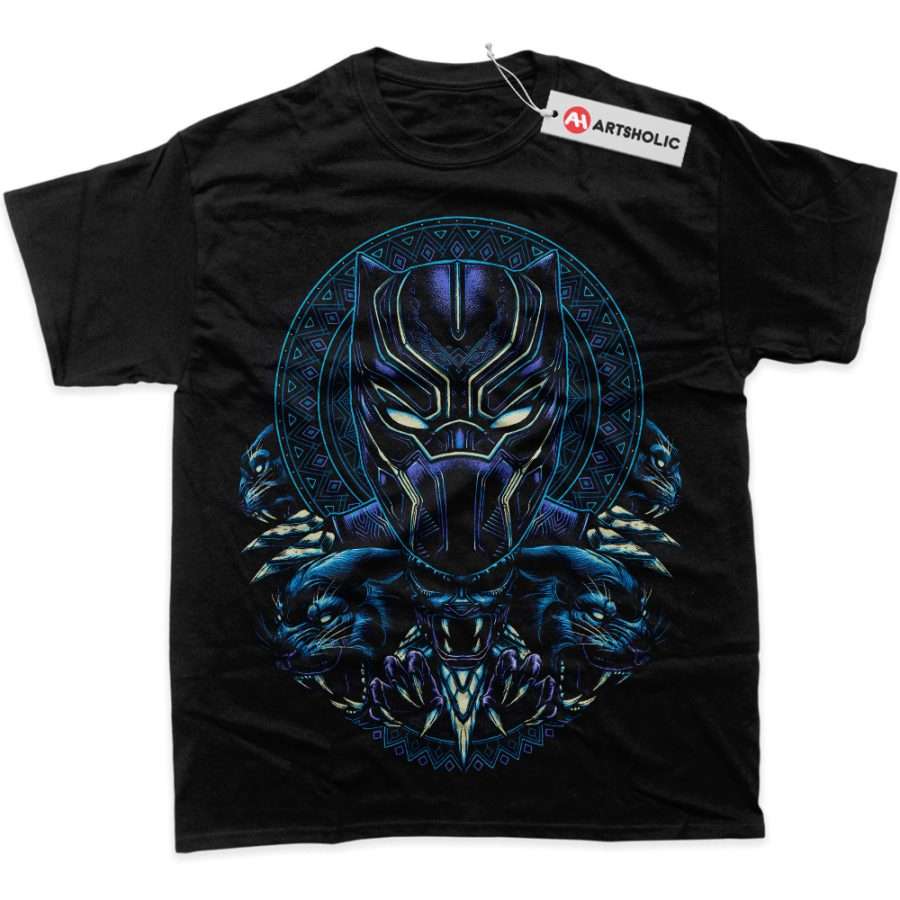 Alternative view of Black Panther Shirt, Marvel Comics Shirt, Graphic T-Shirt