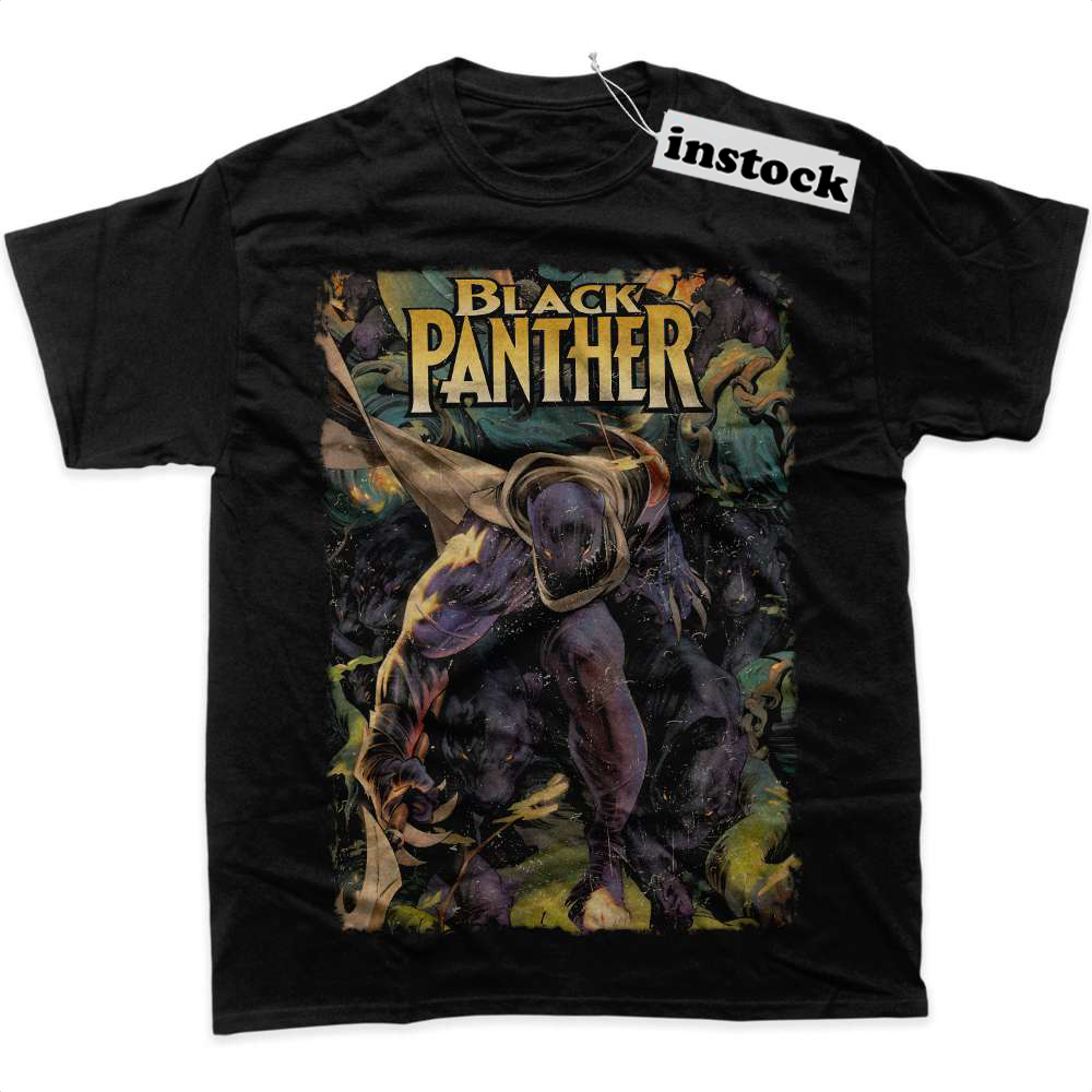 Black Panther Shirt, Marvel Comics Shirt, Graphic Tee
