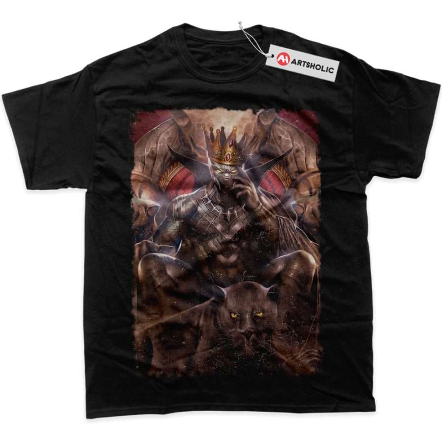 Alternative view of Black Panther Shirt, Marvel Comics Shirt, Graphic Tee
