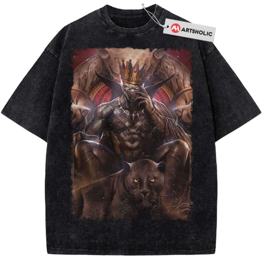 Alternative view of Black Panther Shirt, Marvel Comics Shirt, Vintage Tee