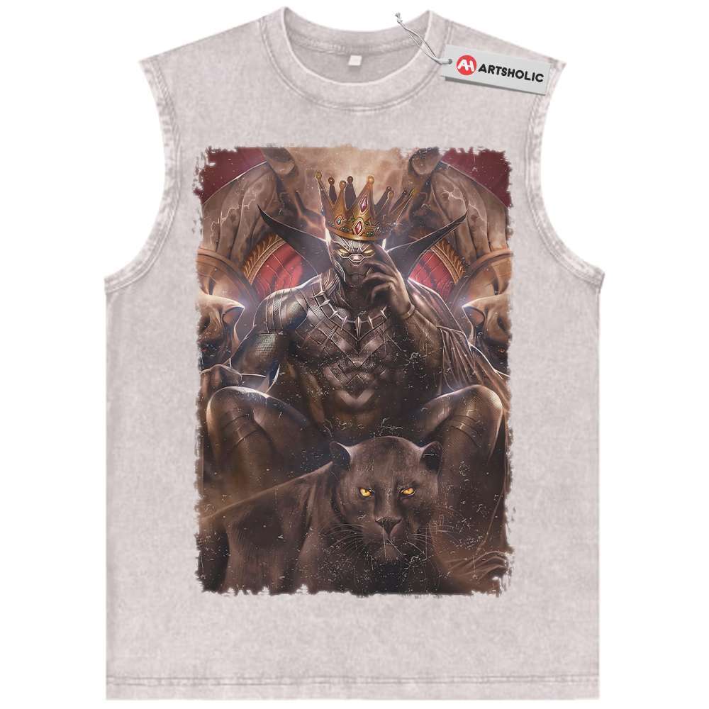 Alternative view of Black Panther Tank Top, Marvel Comics Tank Top, Vintage Tank Top