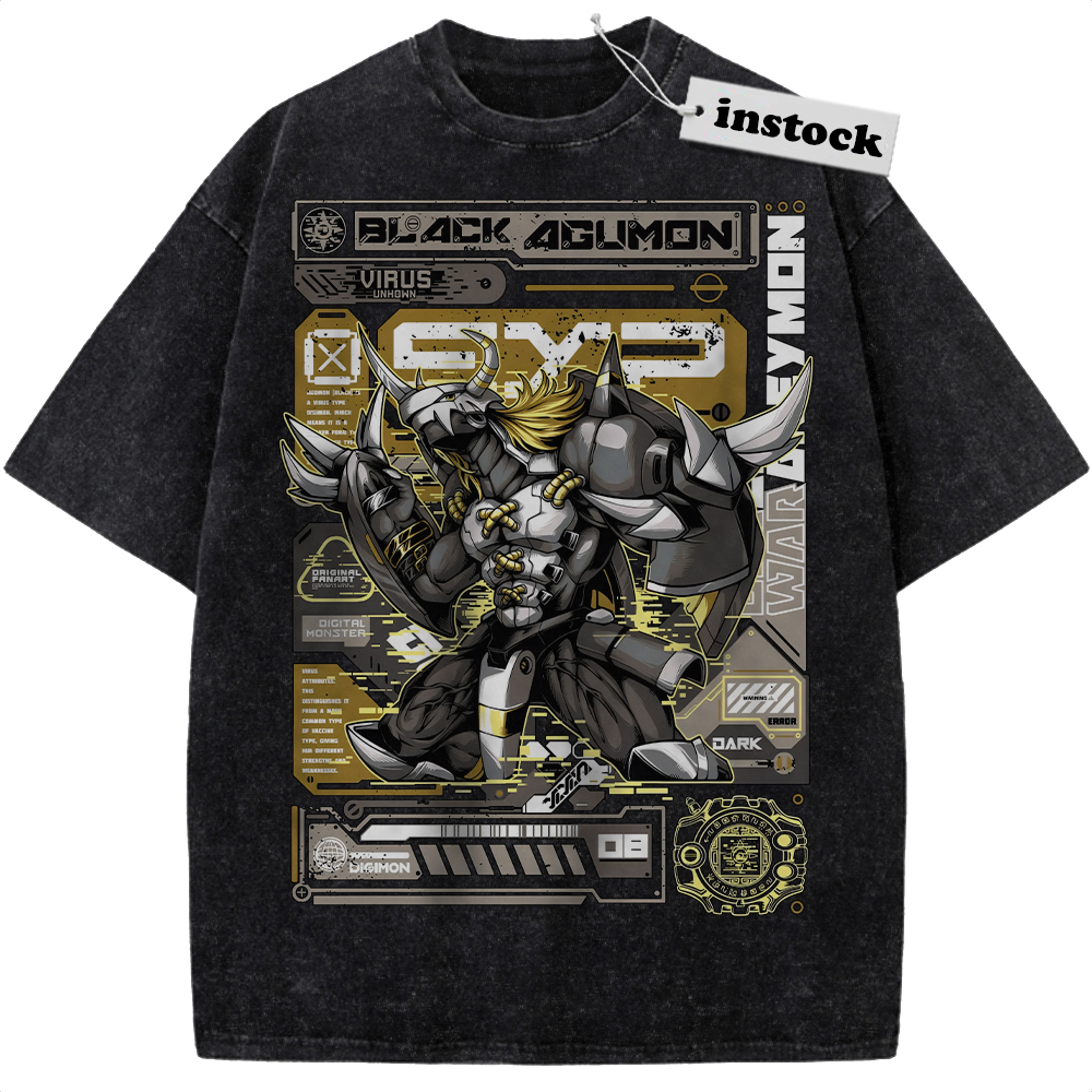 BlackAgumon Shirt, Digimon Shirt, Anime Shirt, Vintage Tee