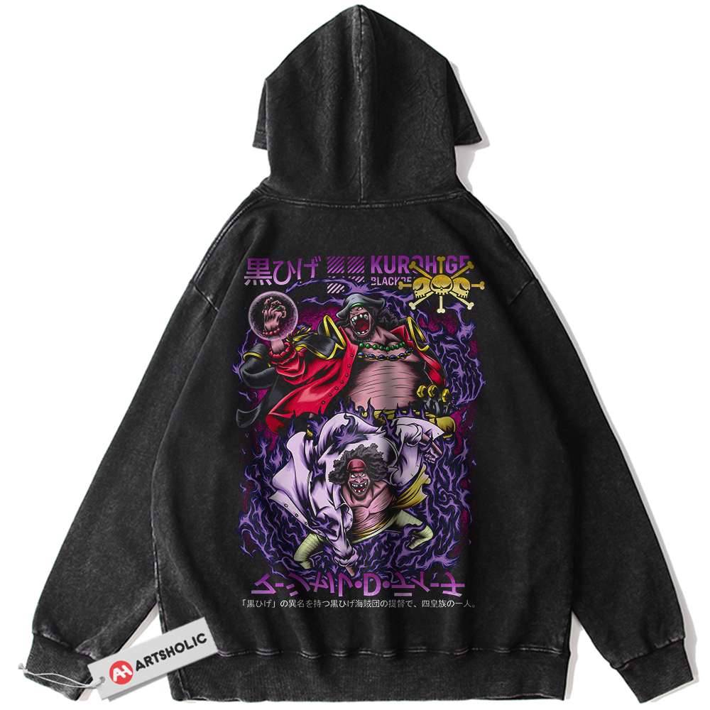 Blackbeard Hoodie, Marshall D Teach Hoodie, One Piece Hoodie, Anime Hoodie, Vintage Hoodie