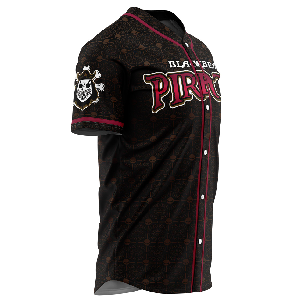 Alternative view of Blackbeard Pirates Blackbeard One Piece Baseball Jersey