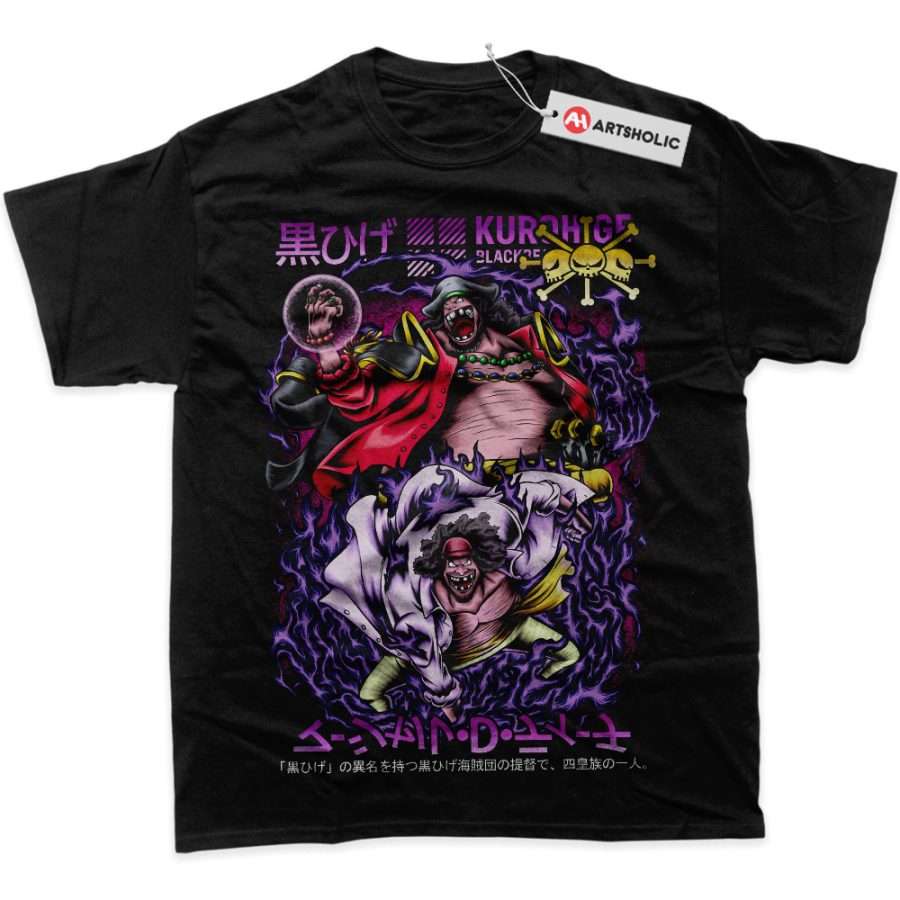 Alternative view of Blackbeard Shirt, Marshall D Teach Shirt, One Piece Shirt, Anime Shirt, Graphic T-Shirt