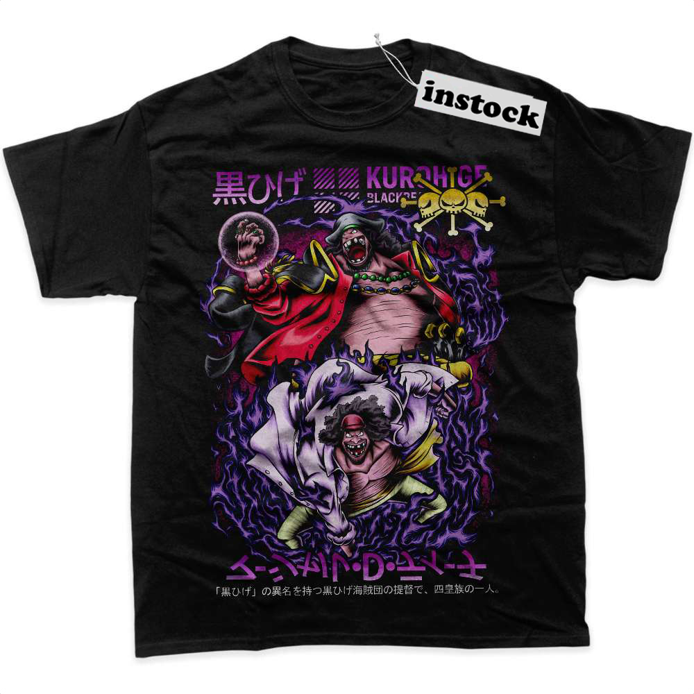 Blackbeard Shirt, Marshall D Teach Shirt, One Piece Shirt, Anime Shirt, Graphic T-Shirt