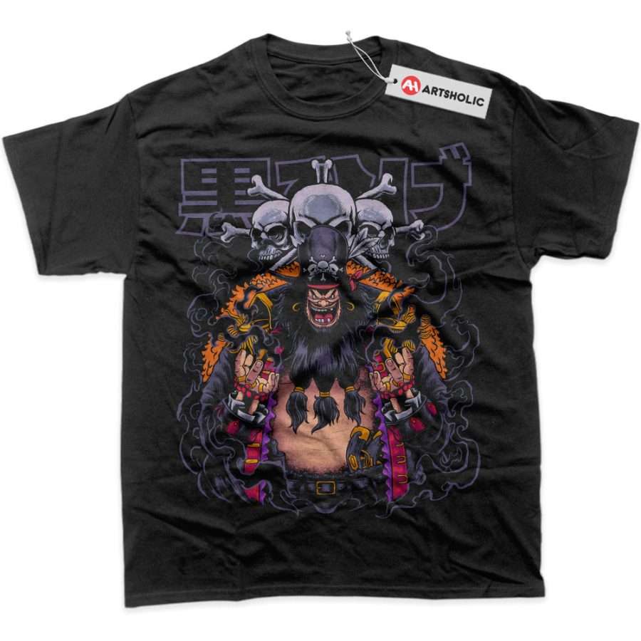 Alternative view of Blackbeard Shirt, One Piece Shirt, Anime Shirt, Graphic Tee