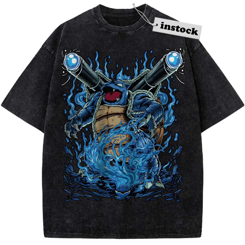 Blastoise Shirt, Pokemon shirt, Anime Shirt, Vintage T-Shirt