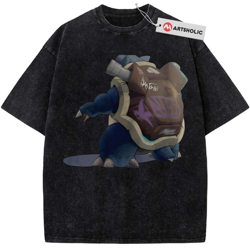 Alternative view of Blastoise Shirt, Pokemon shirt, Anime Vintage T-Shirt