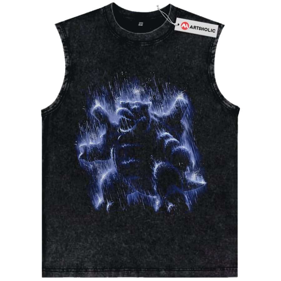 Alternative view of Blastoise Tank Top, Pokemon Tank Top, Anime Tank Top, Vintage Tank Top