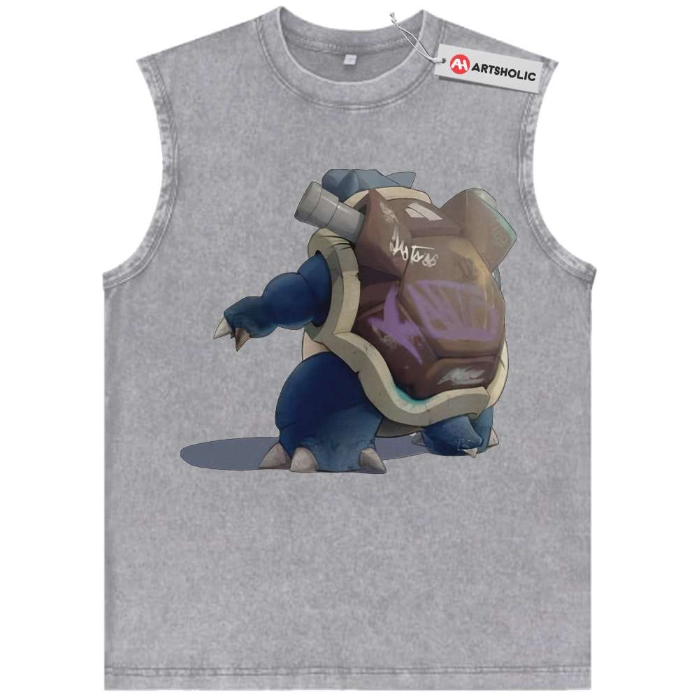 Blastoise Tank Top, Pokemon Tank Top, PKM Tank Top, Anime Tank Top, Vintage Tank Top
