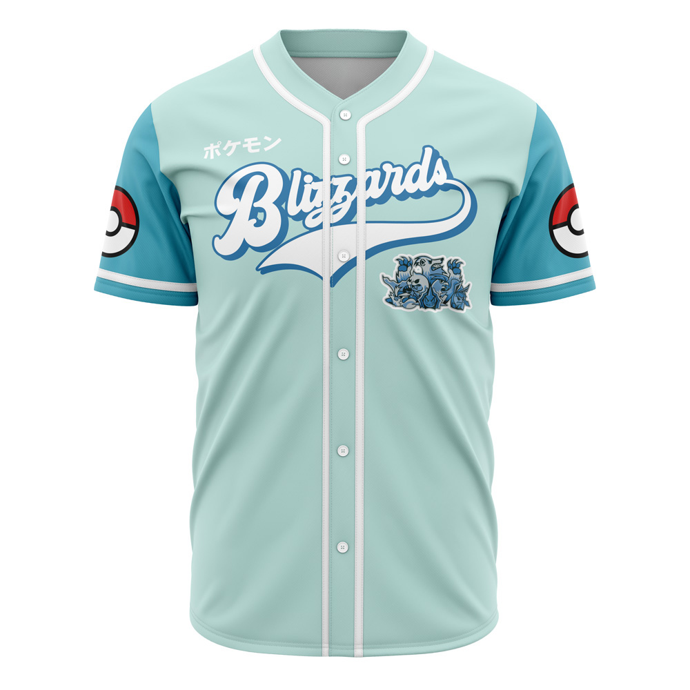 Blizzards Pokemon Custom Baseball Jersey - Otaku Hall
