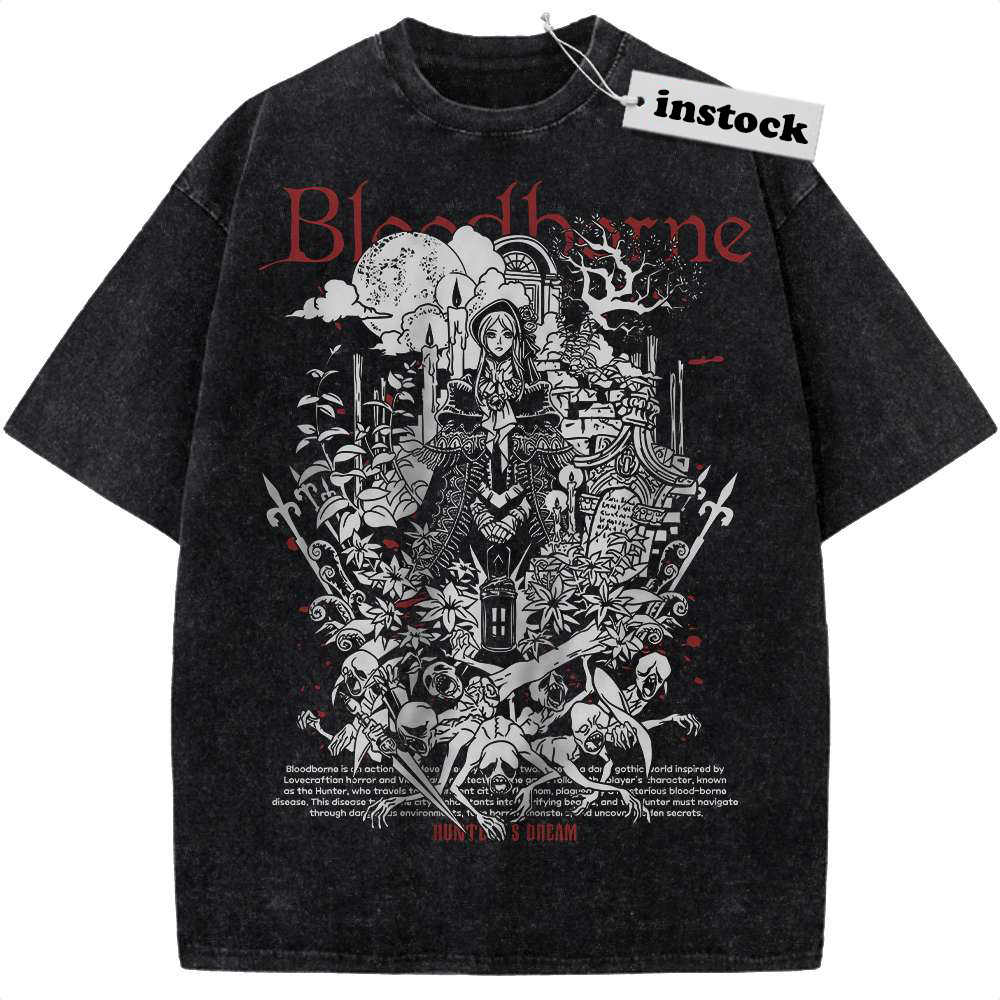 Bloodborne Shirt, Game Shirt, Vintage Tee