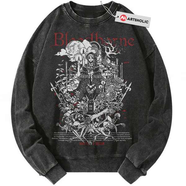 Bloodborne Sweatshirt, Game Sweatshirt, Vintage Sweater