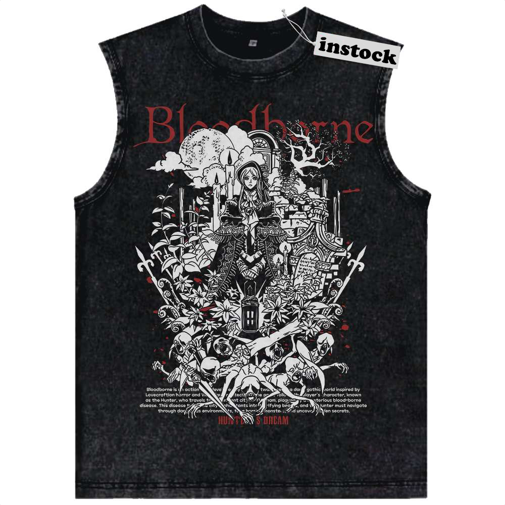 Bloodborne Tank Top, Game Tank Top, Vintage Tank Top