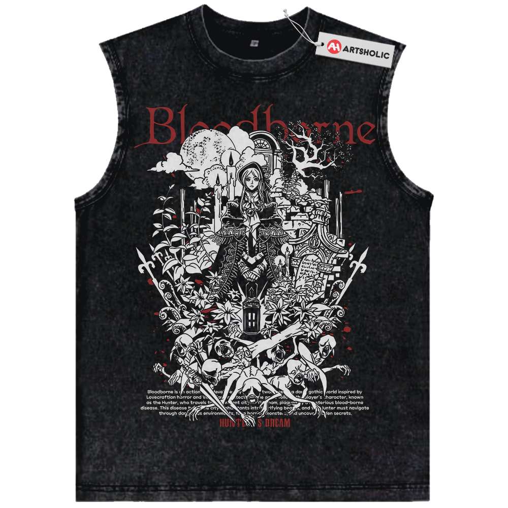 Bloodborne Tank Top, Game Tank Top, Vintage Tank Top