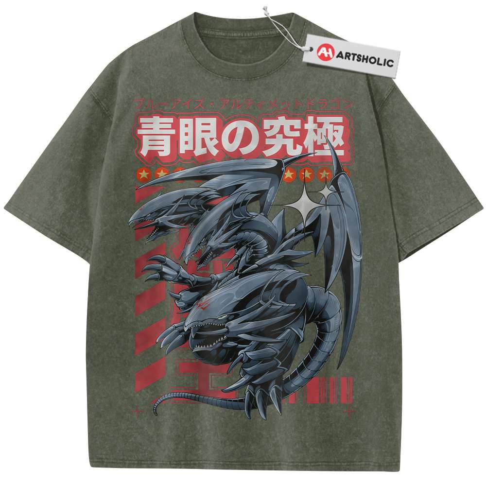 Alternative view of Blue Eyes Ultimate Dragon Shirt, Anime Shirt, Vintage Tee