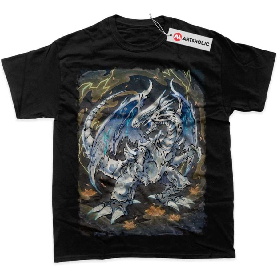 Alternative view of Blue Eyes White Dragon Shirt, Anime Shirt, graphic T-Shirt