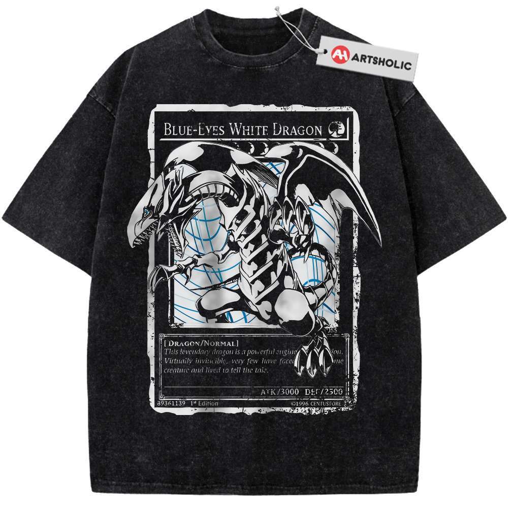 Blue Eyes White Dragon Shirt, Anime Shirt, Vintage Tee