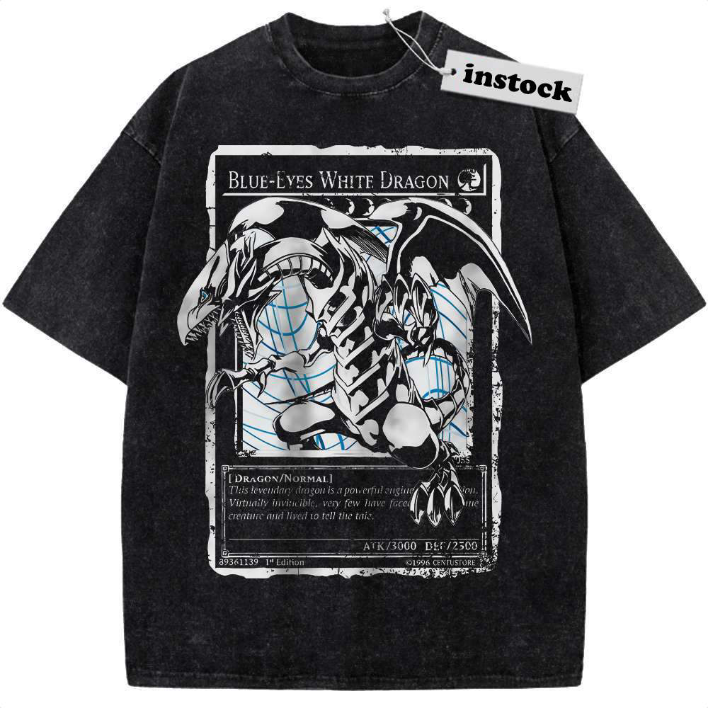Blue Eyes White Dragon Shirt, Anime Shirt, Vintage Tee