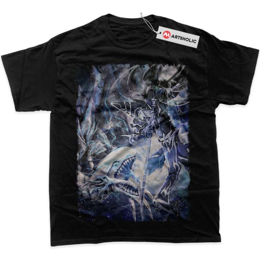 Alternative view of Blue Eyes White Dragon Shirt, Dark Magician Shirt, Anime Shirt, graphic Tee