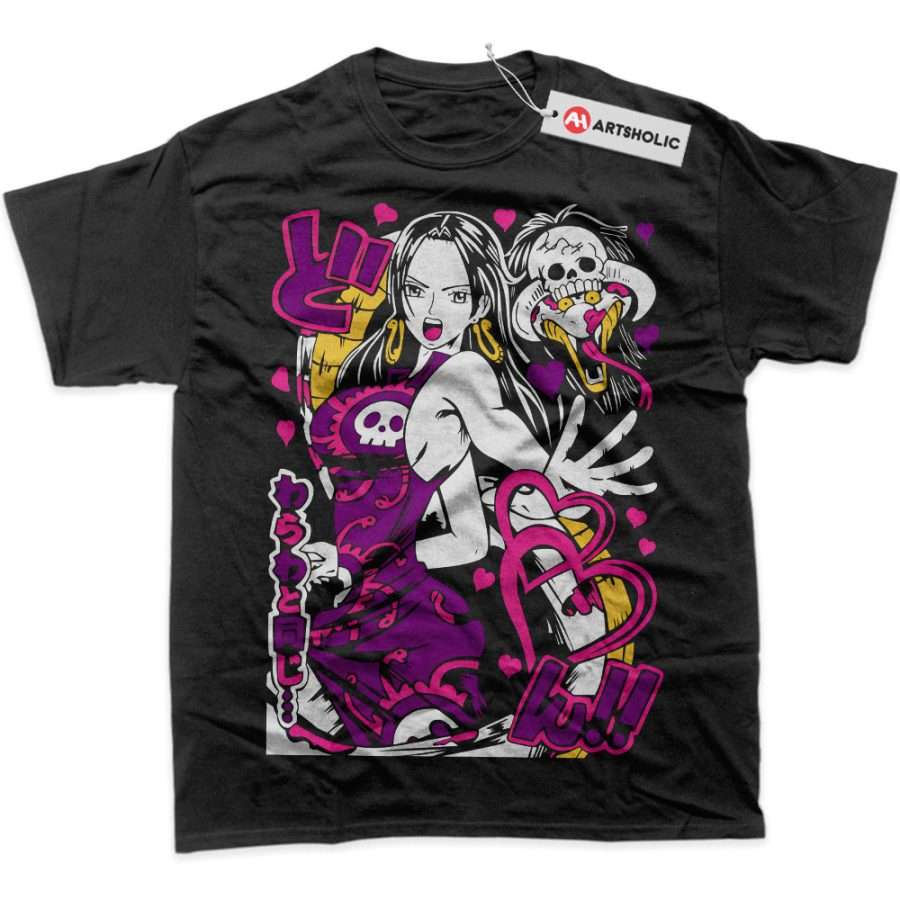 Alternative view of Boa Hancock Shirt, One Piece Shirt, Anime Shirt, Graphic Tee